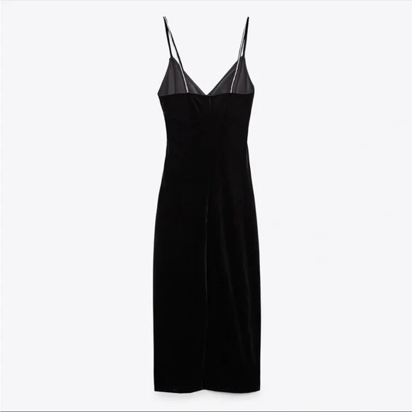 NWT Bloggers Favorite Black Velvet Dress - Picture 5 of 5